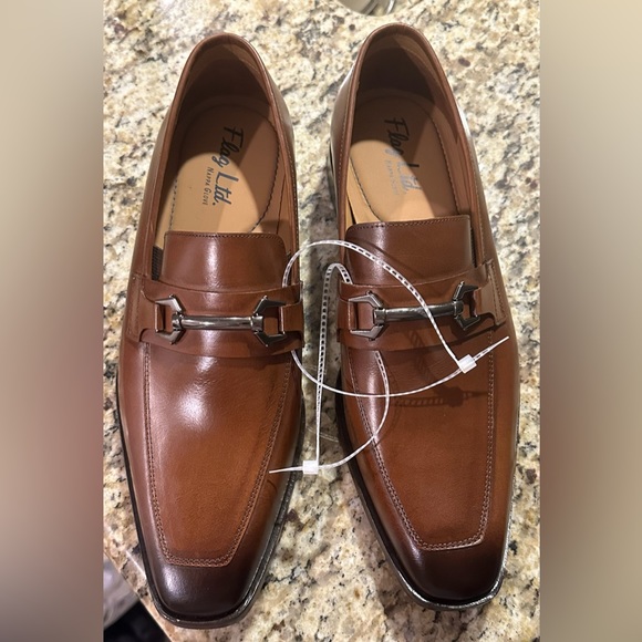 NEW Flag LTD., Men's Noble Bit Brown Leather Loafer Dress Shoes Size 11 - Picture 12 of 12